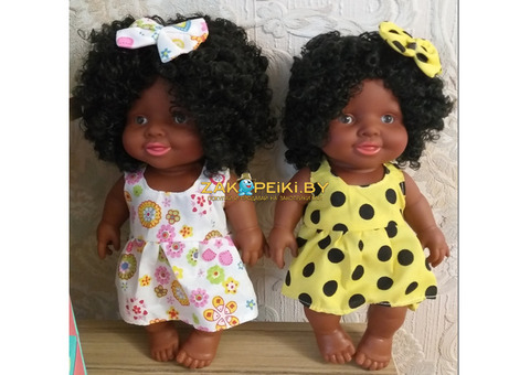 Куколки-африканки 26см и Пупс 28см