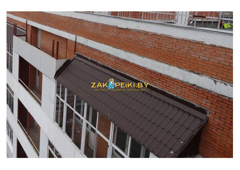 Установка крыш на балкон и лоджию Минск