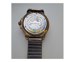 Часы командирские с браслетом, сделано в России