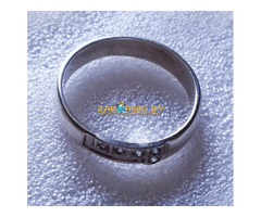 Кольцо серебряное с искусственными бриллиантами - 1