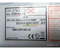 Микроволновая печь Daewoo KOR-634RA. - 8
