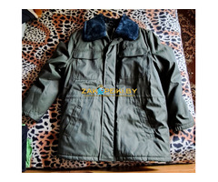 Бушлат зимний зеленый, р.58 (р.182-116-104), новый - 6