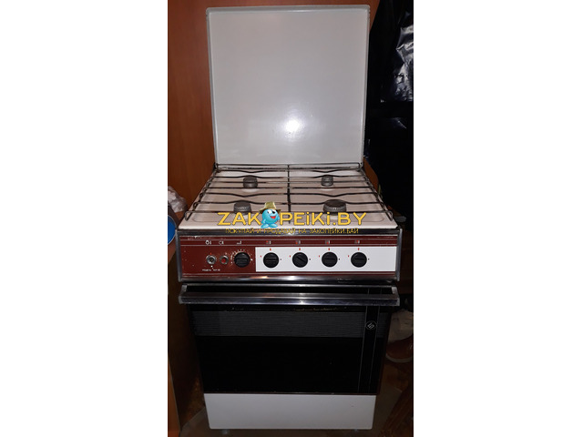 Газовая плита бытовая ПГ4-П, модель 1457-02,  4-х горелочная напольная - 1