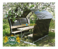 Беседка садовая Астра , Пион. Длинной 2 и 3 метра. Цвет поликарбоната на выбор - 9