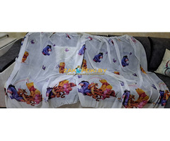 Тюль в детскую комнату, б.у мало совсем, в отличном состоянии