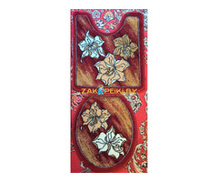 Комплект ковриков жаккардовых двухполотных в ванну и туалет-3шт, новый