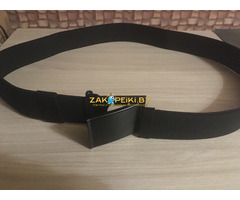 Ремень с металлической пряжкой 95 см.