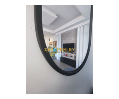 Зеркало D55 см, круглое в раме