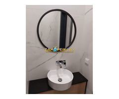 Зеркало D55 см, круглое в раме