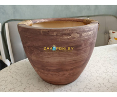 Кашпо керамические за 70 и 140 рублей