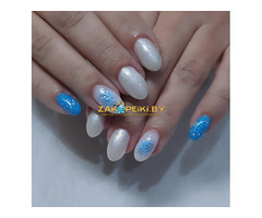 Наращивание ногтей, коррекция, маникюр, педикюр,  окраска и коррекция бровей