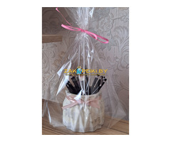 Ваза с кисточками для макияжа (20шт), новые, изделие из гипса