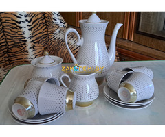 Кофейный сервиз СССР на 6 персон, новый, не использовался, к.80х-н.90хг,