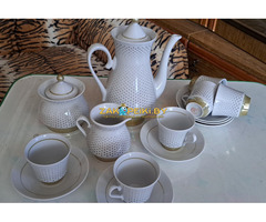 Кофейный сервиз СССР на 6 персон, новый, не использовался, к.80х-н.90хг,