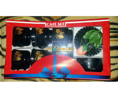 Сервиз чайный (кофейный)-6шт (чашки+блюдца+сахарница), новый