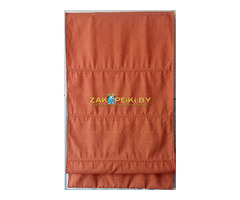 Новые римские тканевые шторы Gardinia 100х160 цвет терракот