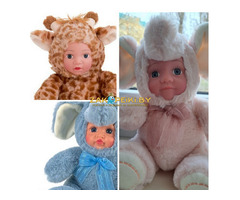 Куколки для малышей (плюшевые и африканки)-5шт, новые