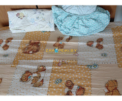 Матрасик в кроватку+2 намотрасника.Скидка при покупке